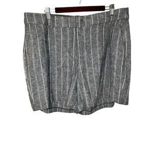Lane Bryant Gray Pinstripe Women's Shorts